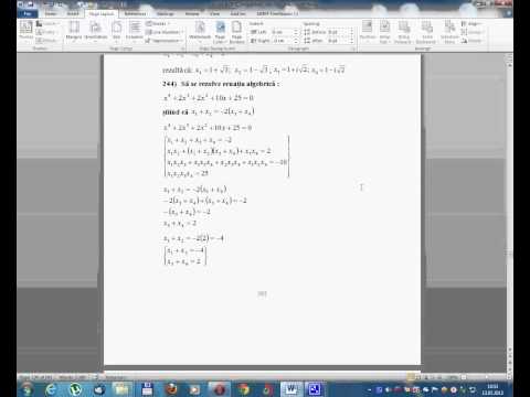 Algebra pentru clasa a X-a -Lectia 45-