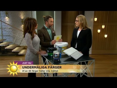 Husfärgerna som inte håller måttet - Nyhetsmorgon (TV4)