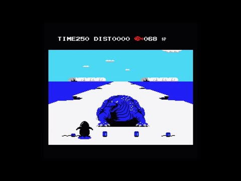MSX Game: Penguin Adventure (1986 Konami)
