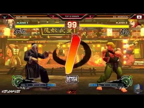 Stunfest 2015/USF4 : RZR.Xian vs EG.Momochi - CPT 2015 - TOP 16
