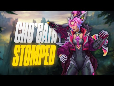 Cho'gath tried to knock up Vayne (it didn't go well for him)