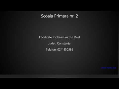Scoala Primara nr. 2 Dobromiru din Deal