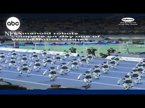 Humanoid robots compete on day one of World Robot Games