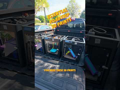 YOU NEED THESE 3D PRINTS FOR YOUR NEXT ROAD TRIP PT.2 #roadtrip #boystrip #diy #3dprinting #vacation