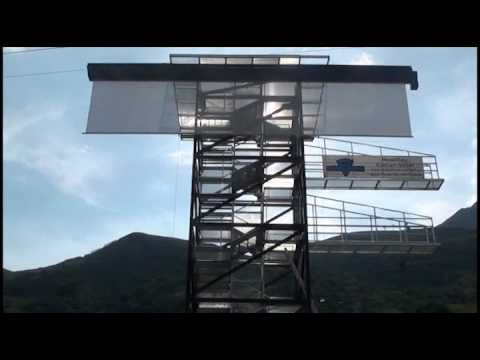 Gerriets Rollbildwandsystem TUBE für Fisser Bergbahn