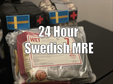 SWEDISH 24 Hour Civilian Ration MRE WET Meal Ready to Eat