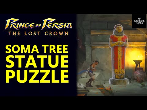 Prince of Persia Lost Crown Soma Tree Rotating Statue Puzzle - Three Statues Riddle Solution