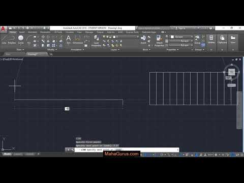 How to Create a Straight Stair in Autocad- Straight...