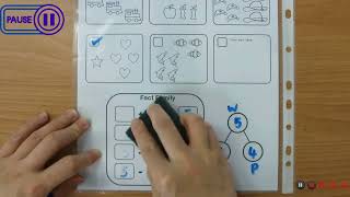 P1 Math: Addition & Subtraction Within 10 Template - Addition and Subtraction FACT FAMILIES