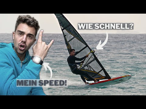 SPEED WINDSURFEN mit FREERACE SEGEL - Wie schnell werde ich?