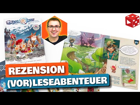 Dreamquest - (Vor-)Lese-Abenteuerspiel für Kinder und ihre Eltern - Rezension auf deutsch