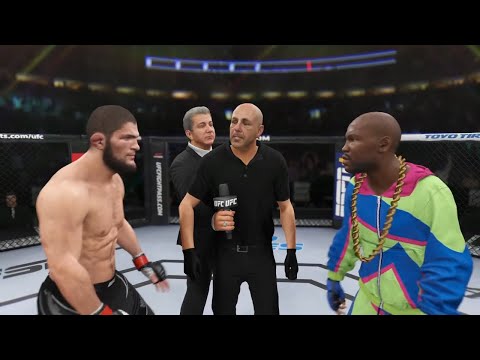 Khabib vs. Floyd Mayweather - EA Sports UFC 4 - Champion Fight 🦅