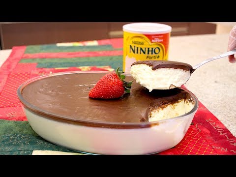 CHILLED NESTLE MILK DESSERT - SUPER EASY - DELICIOUS - FAST - JUST STIR - Isamara Amâncio