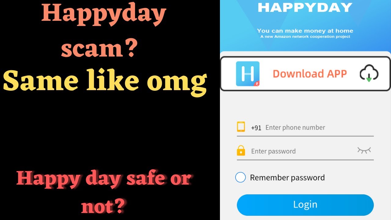 Happyday Scam or real real ll Happyday website review