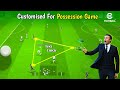 I Customised For Possession Game Lovers 😻❤️ Tiki Taka Formation in eFootball 24 Mobile || PES EMPIRE