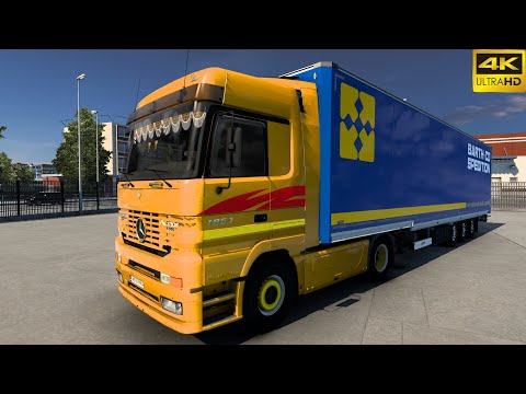 Mercedes Actros MP1 V8 1997 | ProMods | ETS2 1.46 | Düsseldorf 🇩🇪 - Wiesbaden 🇩🇪