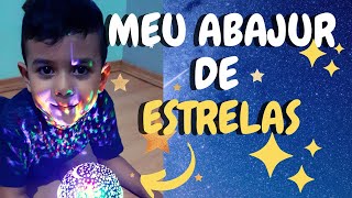 COMO LIGAR PROJETOR DE ESTRELAS GIRATRIO [Abajur de Estrelas no Quarto]