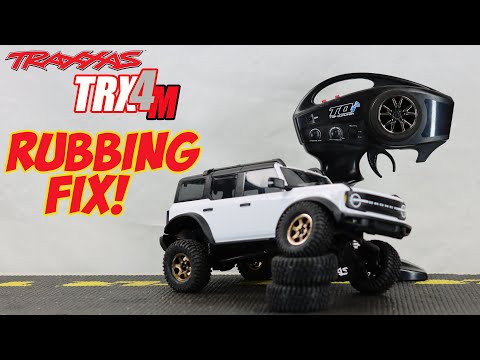 Fix Rubbing on Traxxas TRX4M