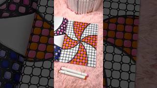 Art idea with colouring book