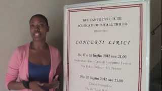 Bel Canto Institute&#39;s Summer Programs in Florence in Action