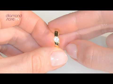 UT28 - 0.33ct Diamond Jessica 18K Yellow Gold Engagement Ring