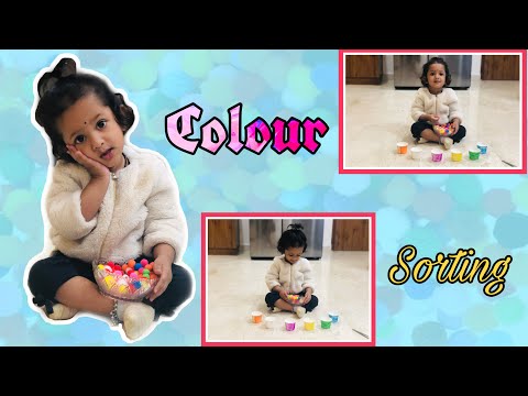 colour sorting activities for toddler | fun kids activities | nainika's fun world