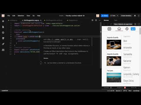 React Tutorial 38 Fetching Suggestions In Insta App