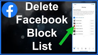 How to Delete Facebook Block List