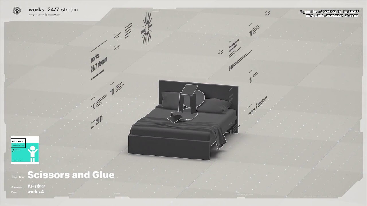 "works." 24/7 stream : work music radio