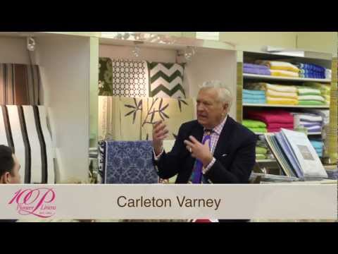Carleton Varney Discusses Bedscaping at Pioneer Linens