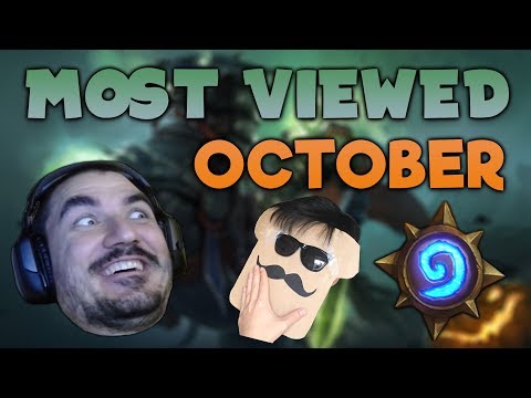 MOST VIEWED HEARTHSTONE CLIPS OF THE MONTH - October 2018