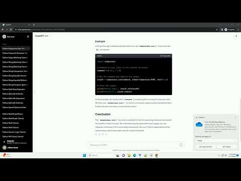 Python Subprocess Run Blocking
