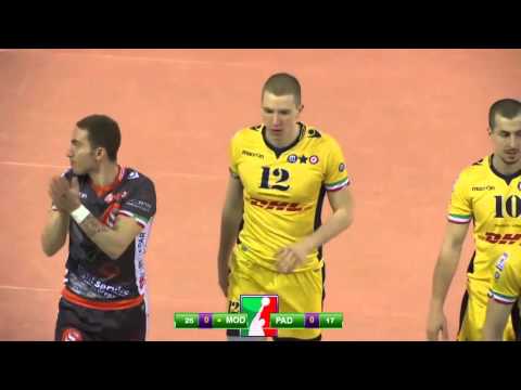Gli highlights di DHL Modena - Tonazzo Padova 1-3