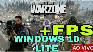 COMO AUMENTAR FPS COD WARZONE 2021| WINDOWS 10 21H1 VERSÃO Enterprise Super Lite