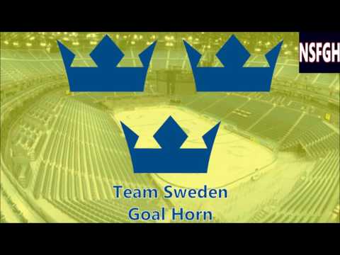 Team Sweden 2017 WC/WM/VM Goal Horn (First Few Games)
