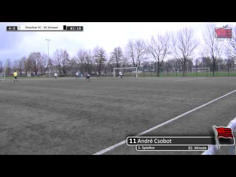 Tor: Dresdner SC 1898 4:0 SG Dresden Striesen