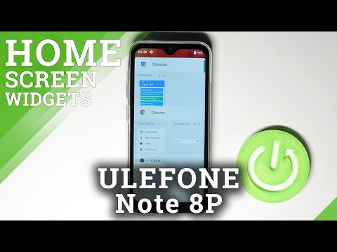How to Add Widgets on ULEFONE Note 8P – Personalize Home Screen