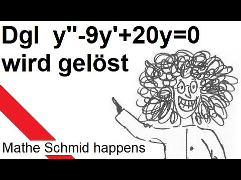 Die Differnzialgleichung y''-9y'+20y=0 | Mathematik vom Mathe Schmid