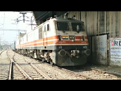 (14674) Shaheed Express (Amritsar - Jaynagar) With (GZB) WAP5 Locomotive.! Video