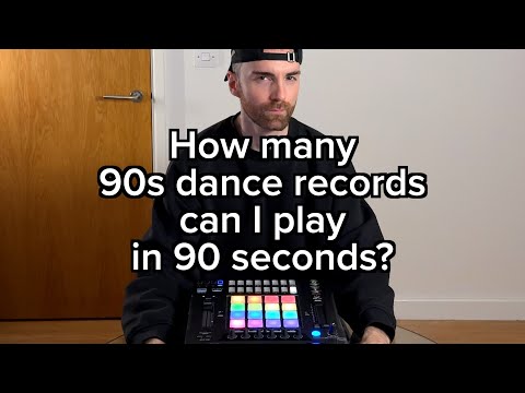 How many 90s dance records can I play in 90 seconds?