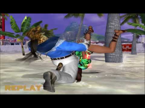 Tekken 4 King VS Christie Green beach stage