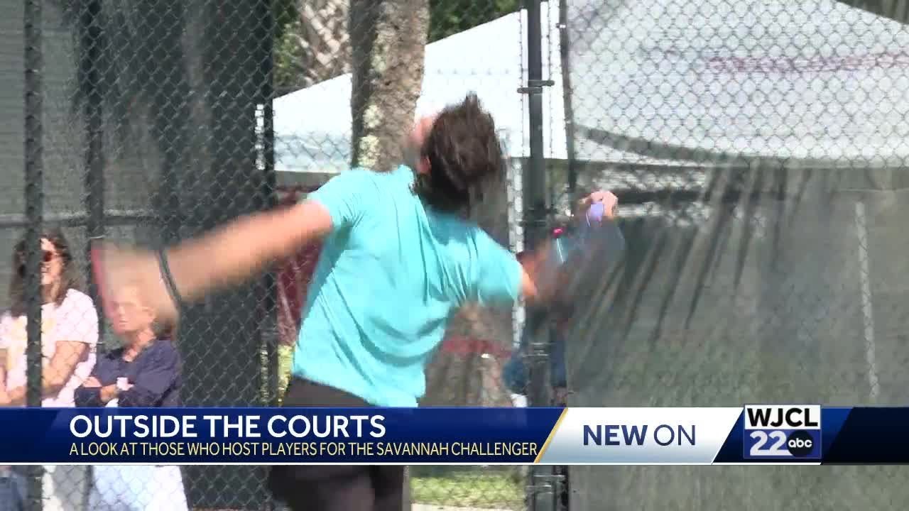 Families near the Savannah Challenger get the chance to host world-class tennis players