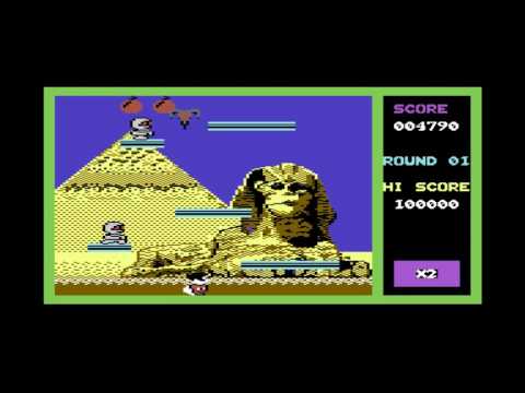 Lukozer Retro Game Review 136 - Bomb Jack - Commodore 64