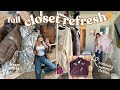 Building My DREAM FALL CLOSET Pinterest Inspired Shopping Decluttering Organizing