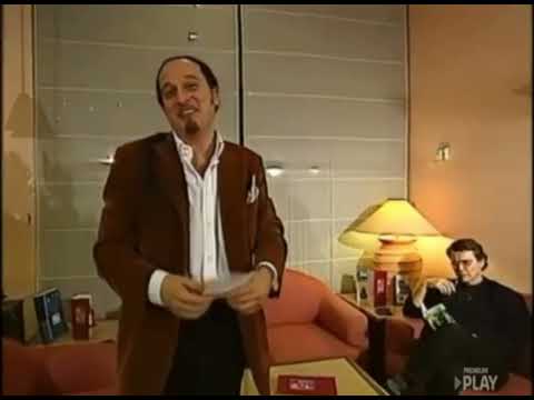 Micio meets the writer Daniel Pennac in Paris