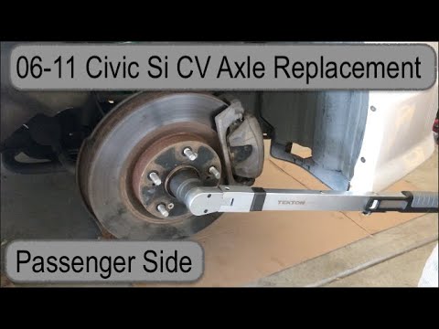 06-11 Civic Si Passenger Side CV Axle Replacement