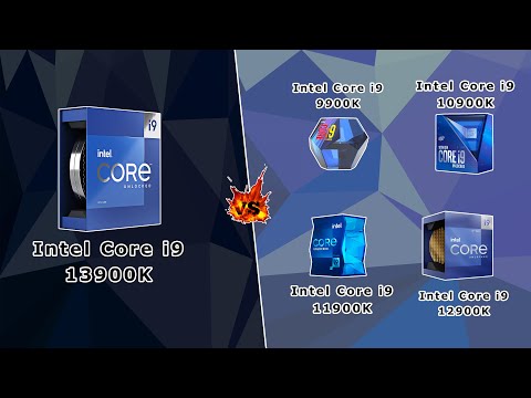 Intel Core i9 13900K | 40 Benchmark Test Comparison Charts | 12900K | 11900K | 10900K | 9900K