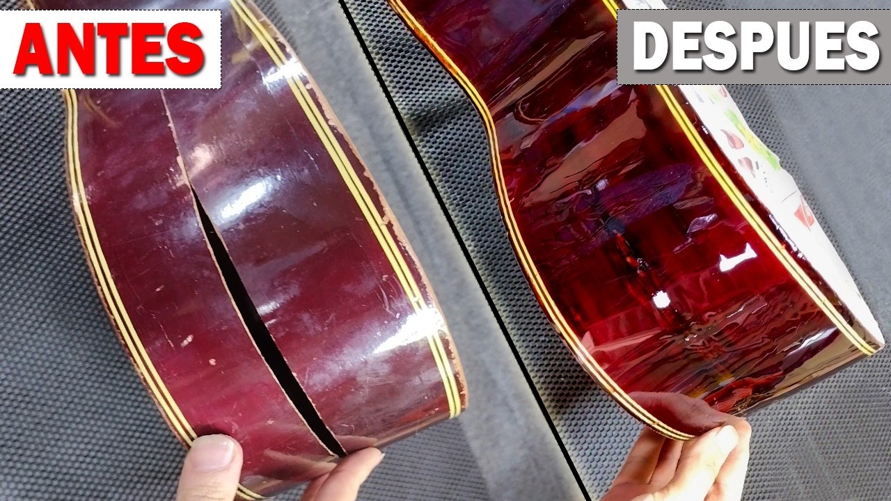 GUITAR Repair with SEWING THREAD