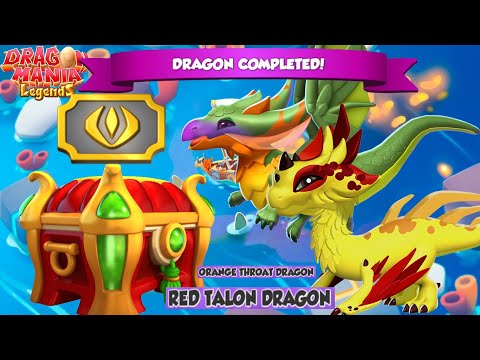Did you get Red Talon Dragon & Orange Throat Dragon ? - Dragon Mania Legends