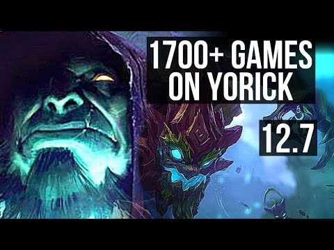 YORICK vs MAOKAI (TOP) | 1700+ games, 1.0M mastery, 2/1/3 | KR Diamond | 12.7